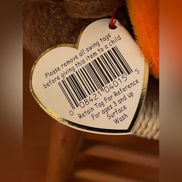 Ty Beanie Babies Chocolate The Moose 1993 Retired - Tag Errors - original 9 - Picture 6 of 9